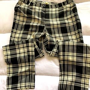 Anthropologie NWOT Plaid Pant. LG